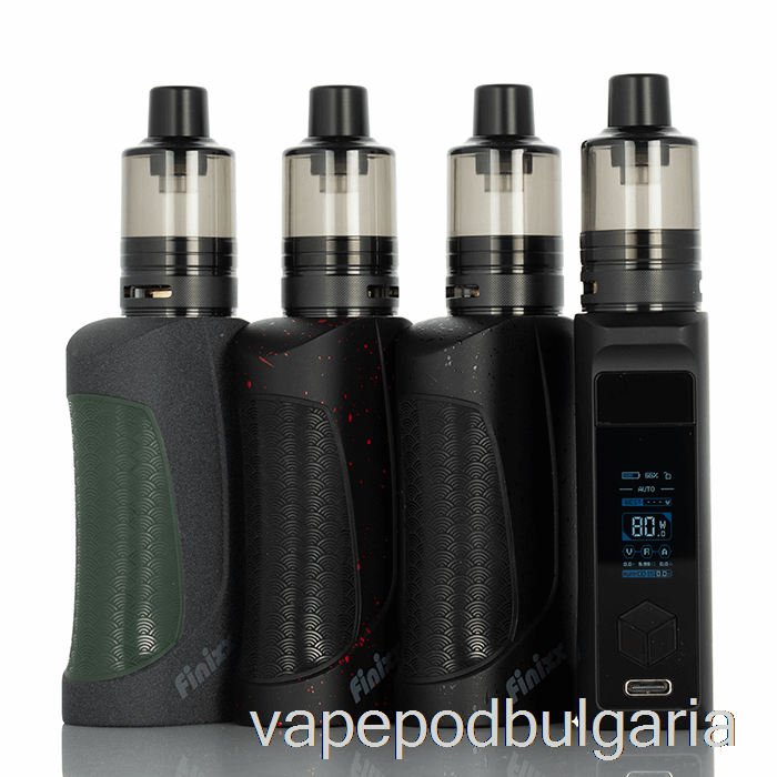 Vape 10000 Дръпки Aspire Finixx 80w Starter Kit Ghost White Pearl
